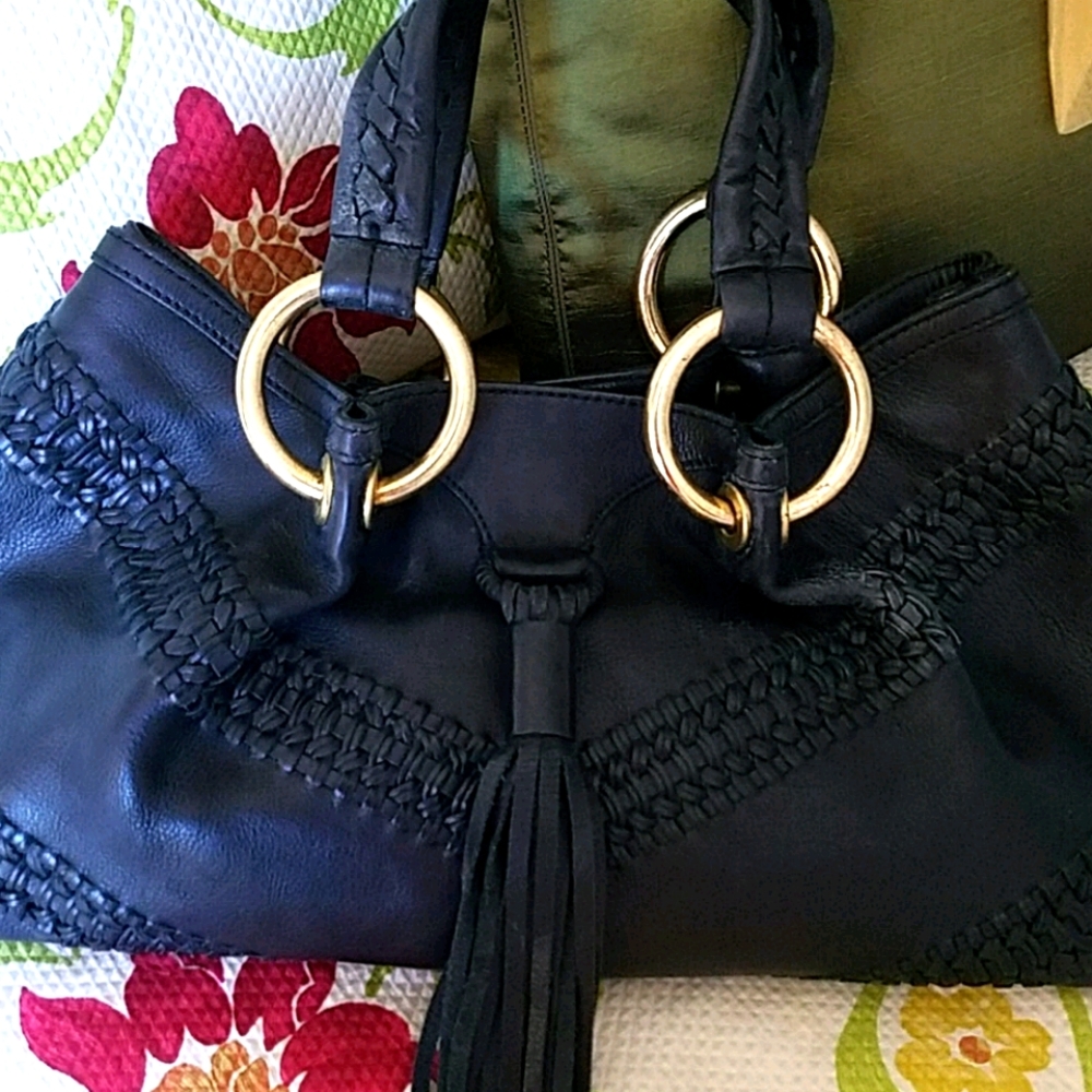 Kenneth Cole leather bag.  17X9